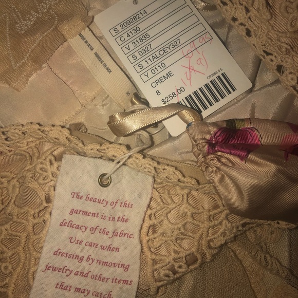 Zeharlale Anthropologie Floral Lace Dress NWT - Picture 6 of 6